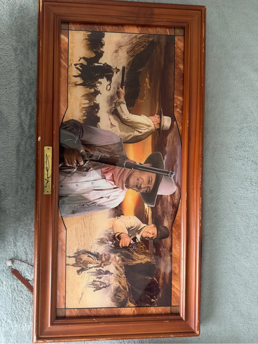 John Wayne Western Cowboy Framed Wall Art
